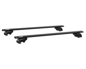 Roof rack MAZDA 6 (Mk III) 5-door station wagon with side rails, Wing profile black